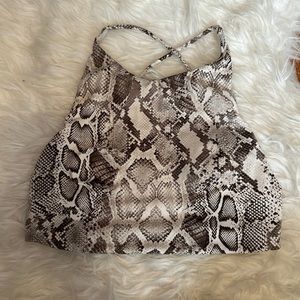 Victoria Secret snake print sports bra size S